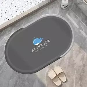 현관 규조토 발매트 타원 DY-424 이 욕실규 건조 공용