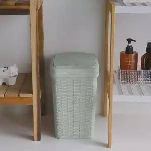 8L 원터치 휴지통 미니 이 틈새 쓰레기통 8L휴지통