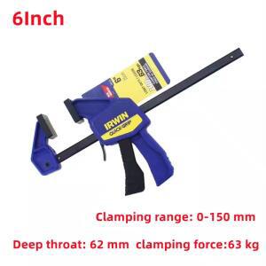 목공 F 클램프 클립 퀵 래칫 헤비 듀티 바 키트, DIY 수공구 가제트, 6 인치