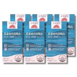 고려은단 프로바이오틱스 유산균 스페셜핏 380mg 30캡슐 6박스 /wb