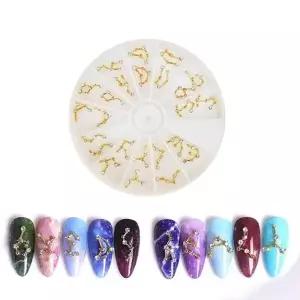 위아 네일아트 별자리파츠 24pcs 세트 엔틱 재료 스톤