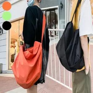남녀 컬러 보부상가방 나일론백 미우 크로 형광 여행