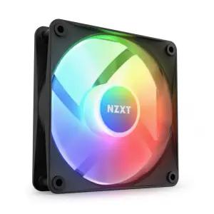 NZXT F120 RGB 코어 - 120mm 허브 장착 팬 개별 제어 가능한 LED 8개 반투명 블레이드 유체역학 베어링 PWM