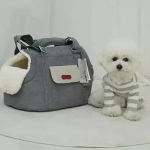 강아지 더틸라 이동가방 그레이 1P 반려견 이동장