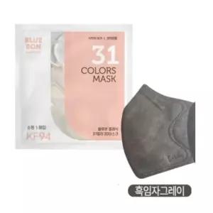 블루본 클래식 KF94 마스크 소형 흑임자그레이 30매