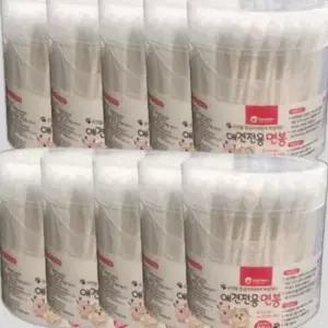 강아지 위생 면봉 80개입 10P 귀청소 고양이 눈물
