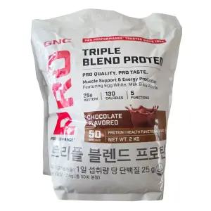 GNC 트리플 블렌드 프로틴 2kg 코스트코 단백질 파우더