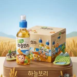 웅진 유기농 하늘보리 200ml 24개