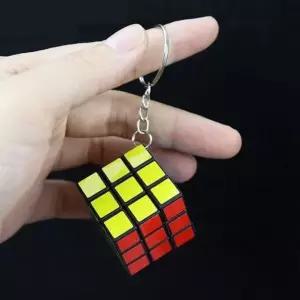 고품질 3x3 컬러 루빅스큐브 3cmx3cmx3cm 휴대용 키체인 퍼즐 (WF5E8F1)
