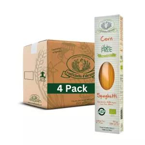 Rustichella d39Abruzzo 옥수수 스파게티 4팩 개당 250g 텐 프리 파스타 맛있는 맛 요리에 완벽함