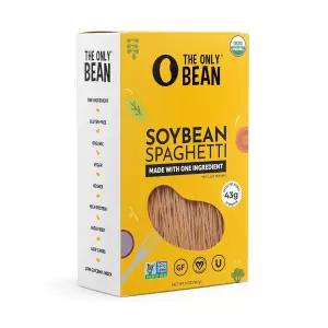 The Only Bean 대두 스파게티 파스타 고단백 케토 텐 프리 비GMO 코셔 저탄수화물 식물성 콩 면들 8온스