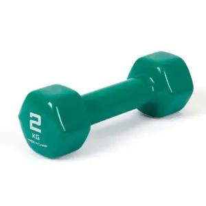 아이워너 아령 PVC 컬러아령 2 0kg 단품 컬러 단품 1개 레이닝 홈트레