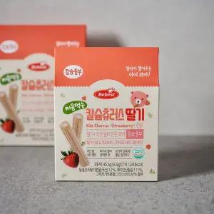 베베스트 처음먹는 칼슘츄러스 딸기