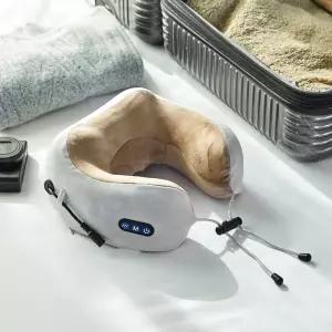닥터웰 목 어깨 마사지기 승모근 베개형 무선 온열 휴대용 안마기 기계 DR-2300
