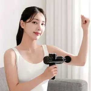 닥터웰 마사지건 무선 진동 안마기 휴대용 4종 헤드 마사지기 DR-2201 (블랙)