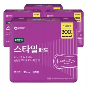 디펜드 스타일 패드 여성 초슬림 안심대용량 12매 4팩