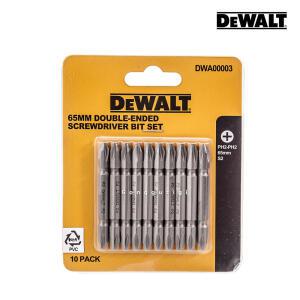 디월트 DWA00003 PH2 양날 드라이버비트 65mm 10개입