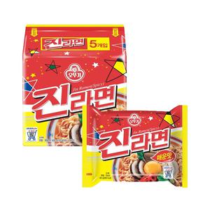 오뚜기 진라면 매운맛 120g 1박스 40개입