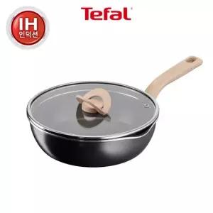 테팔 테팔 인덕션 티타늄 1X 원픽냄비팬 플러스 24cm 트러플 블랙