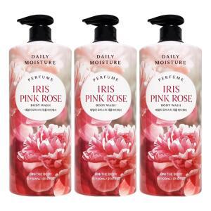 온더바디 데일리 모이스처 퍼퓸 바디워시 아이리스 로즈향 1100mL x 3개