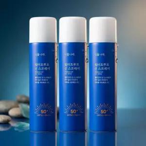 [식물나라] 산소수 워터프루프 선 스프레이 100ml x3개 백탁없는 썬스프레이