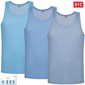 BYC다양한도형패턴 프리시티 민소매런닝 랜덤3매입 MCF2000SER