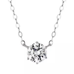 [제이로사] 14k 모이사나이트 6발 클래식 목걸이 1부