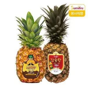 [스미후루]감숙왕 파인애플 1.4kg +허니팟 파인애플 1.4kg