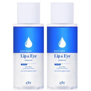 C2Y 아쿠아 립앤아이리무버 메이크업 클렌징 대용량 리무버 300ml 2개