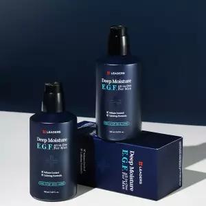 [공식] 리더스 뉴 딥 모이스처 EGF 이지에프 올인원 포맨 대용량 150ml x2개 /스킨+로션+에센스