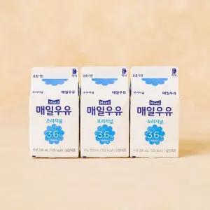 [매일유업] 매일우유 오리지널(200ml*3개) 600ml