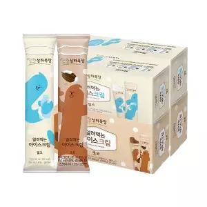 상하목장 얼려먹는 아이스크림 밀크+초코 85ml 24입(각 12입)