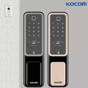 코콤 KDL-U8890SK 음성안내 지문인식도어락 무타공 푸시풀 디지털도어락 비상키2개