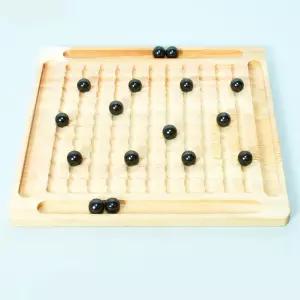 나무구슬판 자석구슬배틀 자석배틀체스 마그네틱보드게임 2-4인용