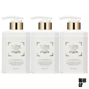 티블레스 바디로션 화이트티 퍼퓸 보습로션 릴리머스크향 480g 3개