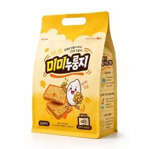 [너츠스토리][전통과자] 찹쌀로 만들어 더 고소 달콤한 미미 누룽지스낵 432g(18입/낱개포장)