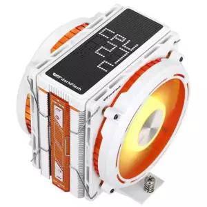 :다크플래쉬 darkFlash EXPLORE E400 PLUS ARGB 싱글타워 공랭 CPU 쿨러 (화이트)