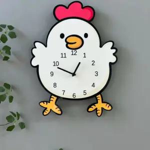 시계 닭 벽시계 인테리어 홈 심플 동물