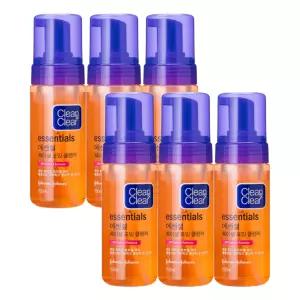 클린앤클리어 에센셜 페이셜 포밍클렌저 150ml 6개