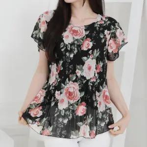 여름 쉬폰 플라워 원피스 블라우스 5종 / 꽃무늬 나염 30대 40대 50대 여성의류