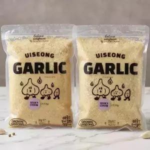 마늘귀신 경북 의성 다진마늘 2kg (1kg x 2개)