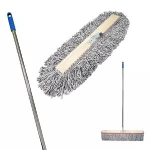국산 색사밀 마포 90cm 스텐봉120cm세트 밀대걸레 대형걸레 강당걸레 리스킹걸레 체육관걸레