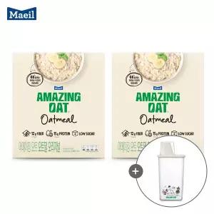 어메이징오트 오트밀 오리지널 (900g X 2박스) + 무민 소분용기
