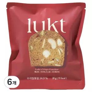 (1+1) 룩트 단백질 프로틴 우리밀통밀 크리스프 크래커, 20g, 6개 2Set