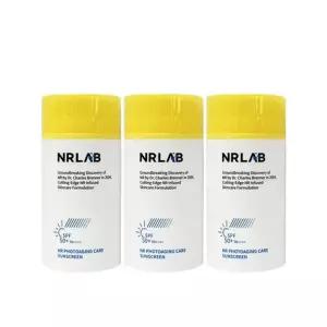 엔알랩 선크림 홈쇼핑 무기자차 NR 포토에이징 80ml 3개