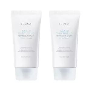 프란츠 네이키드 선쉴드 펩타이드 선크림 SPF50+ 50ml 2개