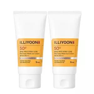 일리윤 저자극 이지워시 선크림 80ML 2개