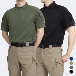 택티컬 반팔 넥카라 전술 티셔츠 컴뱃셔츠 밀리터리 소방 경호원 레스큐 강철부대