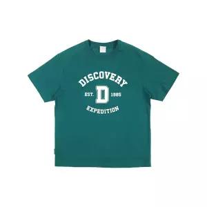 디스커버리  공용 바시티 빅로고 반팔티셔츠 DXRS57043-TQL