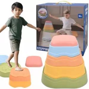 사각형 밸런스 징검다리 스텝핑 균형 스톤 5pcs 발란스 스테핑 스포츠 활동 교구/유아교구/학교체육/게임